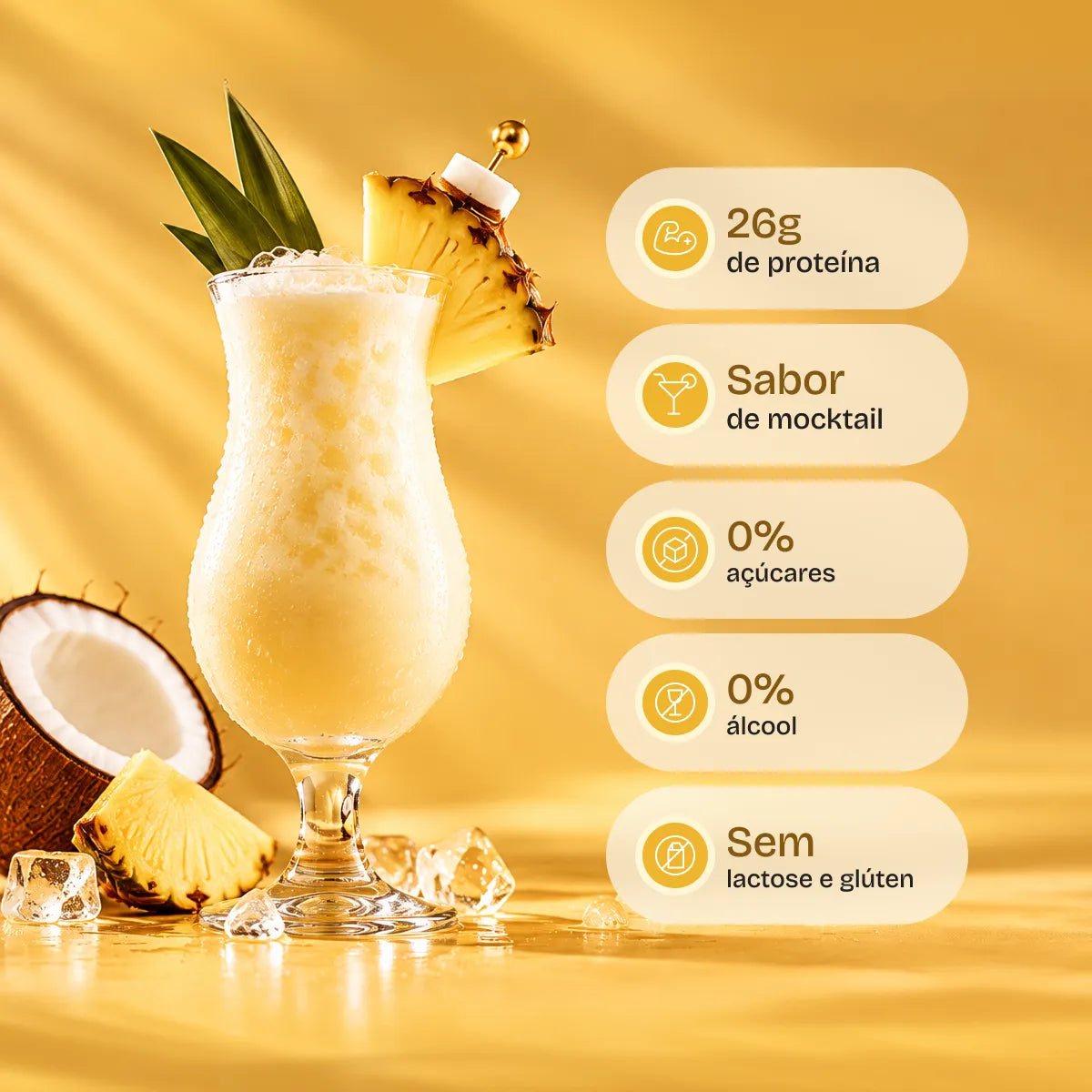 Mocktail Protein — Piña Colada