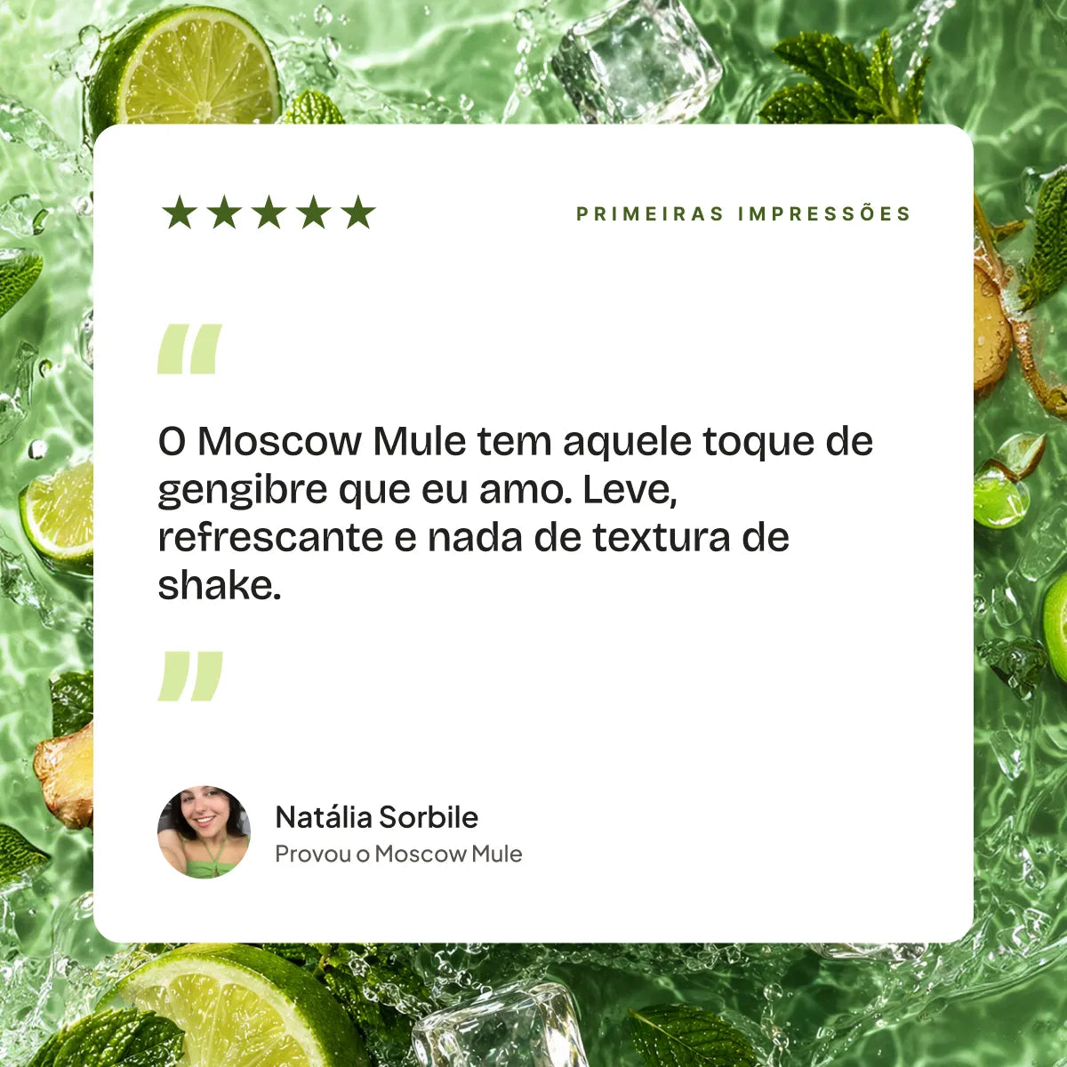 Mocktail Protein — Moscow Mule