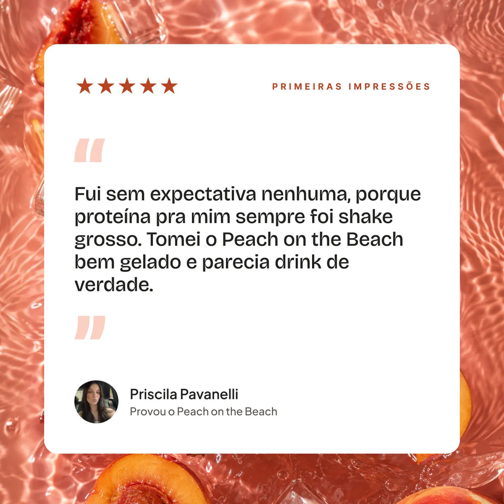 Mocktail Protein — Peach on the Beach